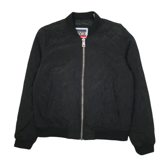 Womens Black Levis Windbreaker Coat