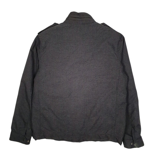 Mens Grey Levis Military Padded Coat