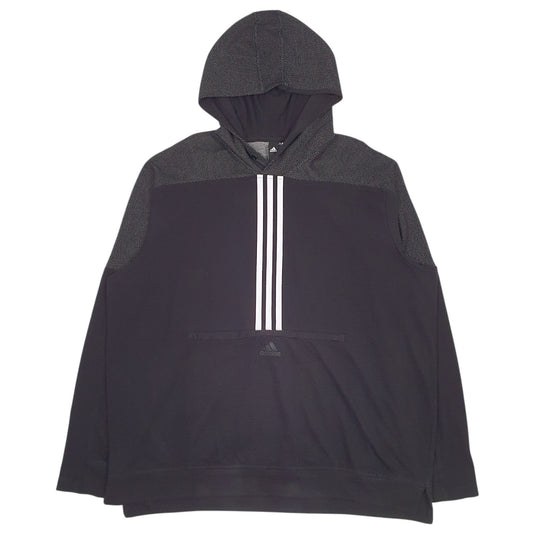 Mens Black Adidas Hoodie Jumper