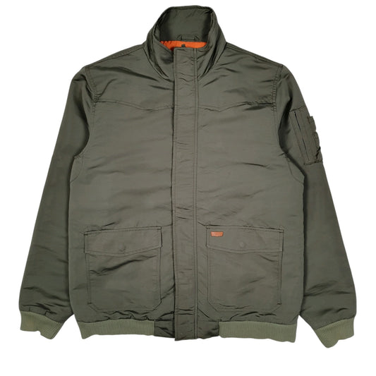Mens Green Levis Windbreaker Coat