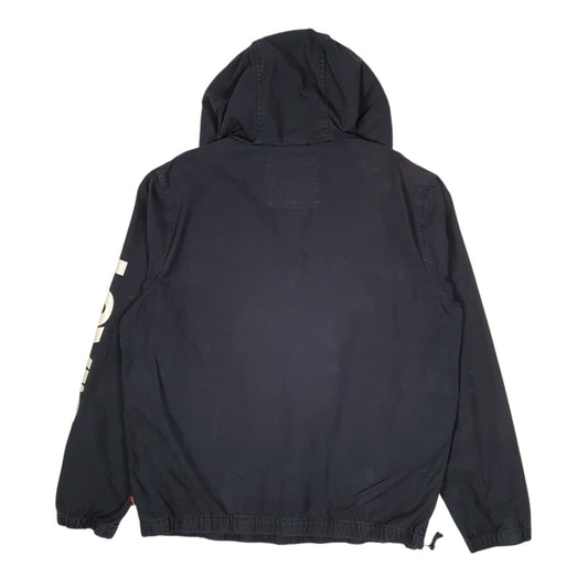 Mens Navy Levis Windbreaker Coat