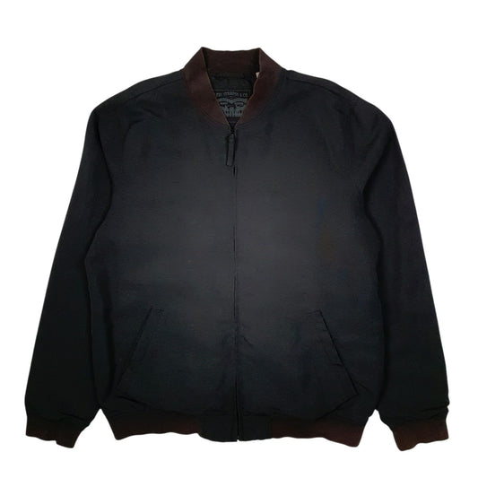 Mens Black Levis Windbreaker Coat