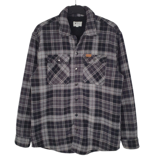 Mens Grey Matix Sherpa Lined Coat