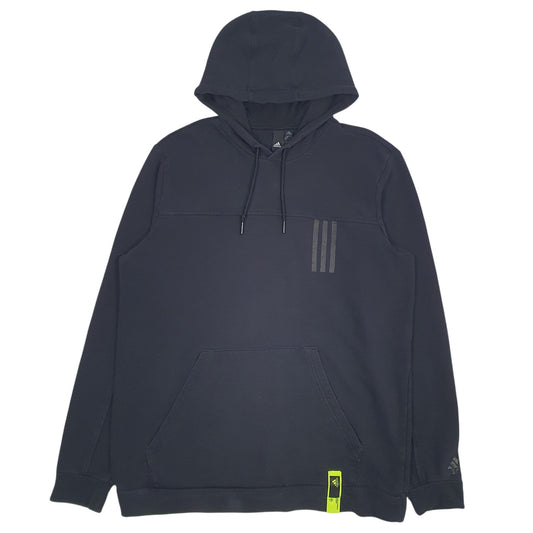 Mens Black Adidas Hoodie Jumper