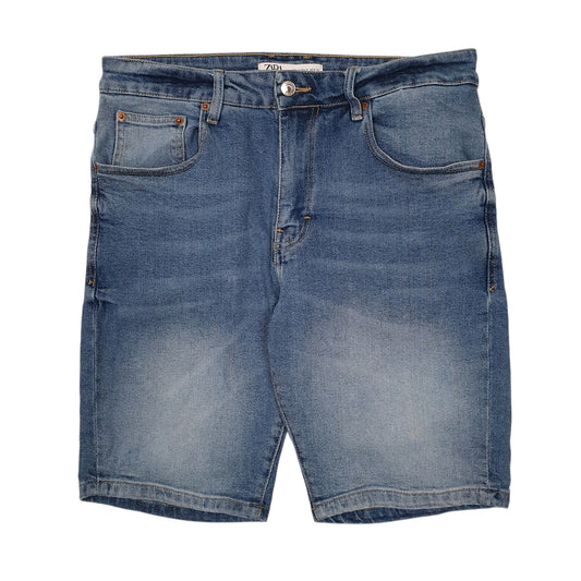 Mens Blue Zara Man Denim Shorts