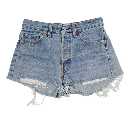 Womens Blue Levis Vintage Made In USA Denim Shorts