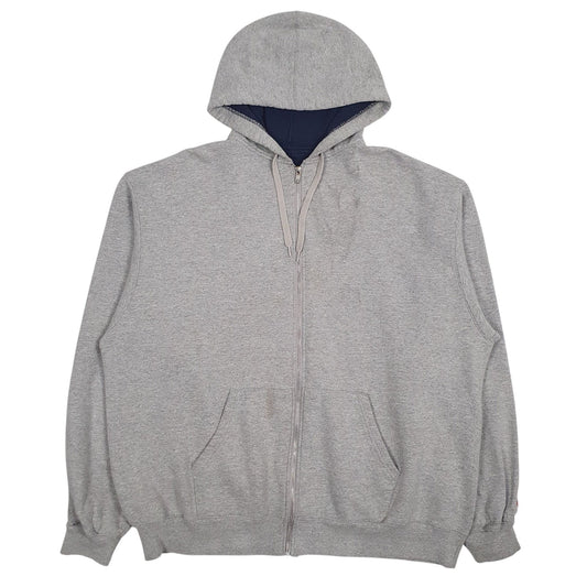 Mens Grey Champion Full Zip Jumper