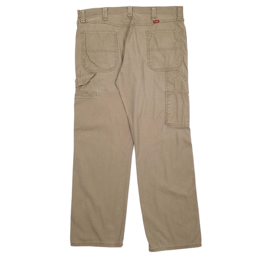Mens Brown Wrangler 1094LXWCK Trousers
