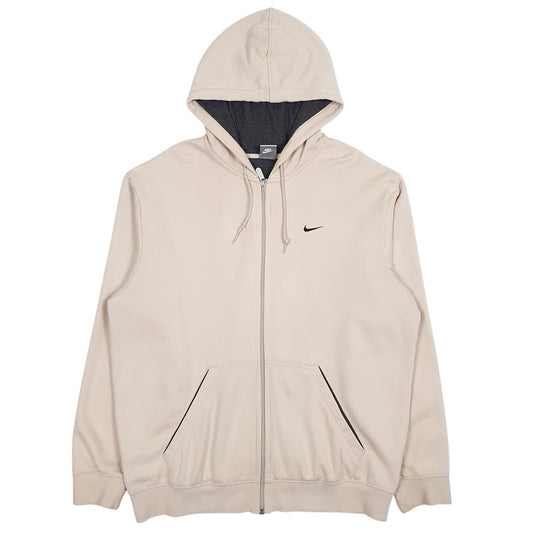 Mens Beige Nike 00s Full Zip Jumper