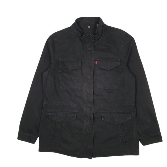 Mens Black Levis Chore Barn Windbreaker Coat
