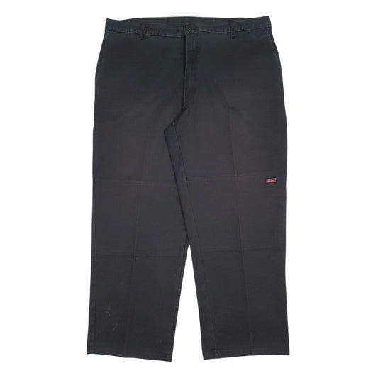 Mens Black Dickies Workwear Chino Trousers