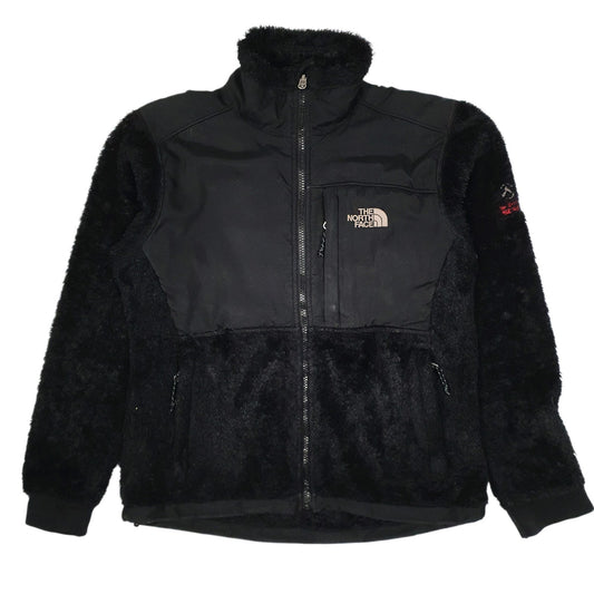 Womens Black The North Face Summit Series Fluffy Full Zip Jumper
