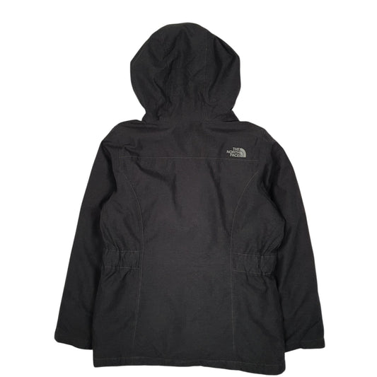 Womens Grey The North Face Puffer Quarter Zip Coat