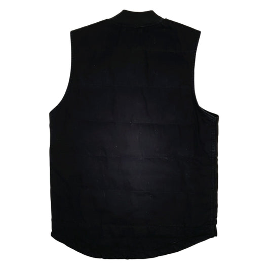 Mens Black Wrangler Vest Bodywarmer Workwear Coat