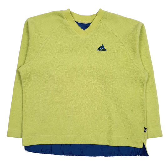 Womens Green Adidas Crewneck Jumper
