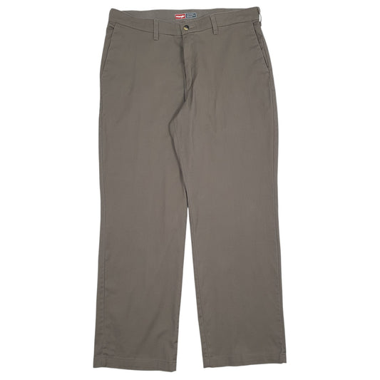 Mens Brown Wrangler Chino Trousers