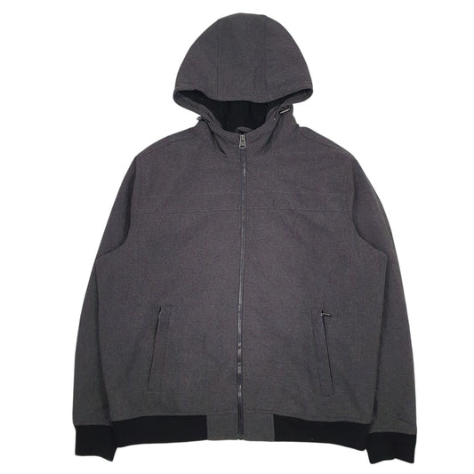 Mens Grey Levis Sherpa Lined Coat