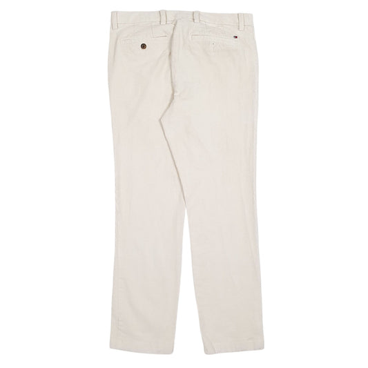 Mens Cream Tommy Hilfiger Trousers