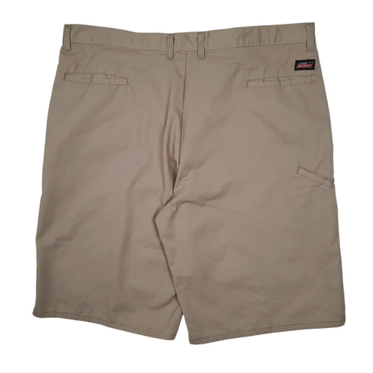 Mens Beige Dickies Turtle Neck Shorts