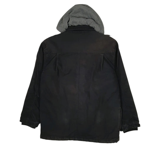 Mens Black Dickies Chore Hoodie Coat