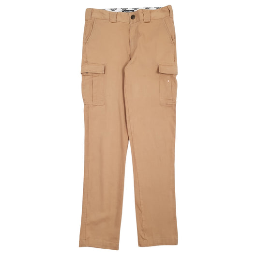 Mens Brown Dickies Cargo Trousers