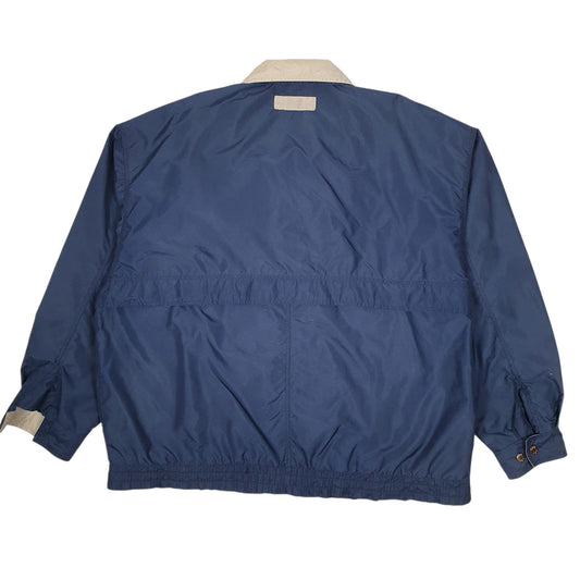 Mens Navy Lee Lower Macungie Fire Dept Vintage 90s Coat