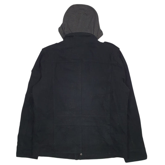 Mens Black Levis Padded Coat