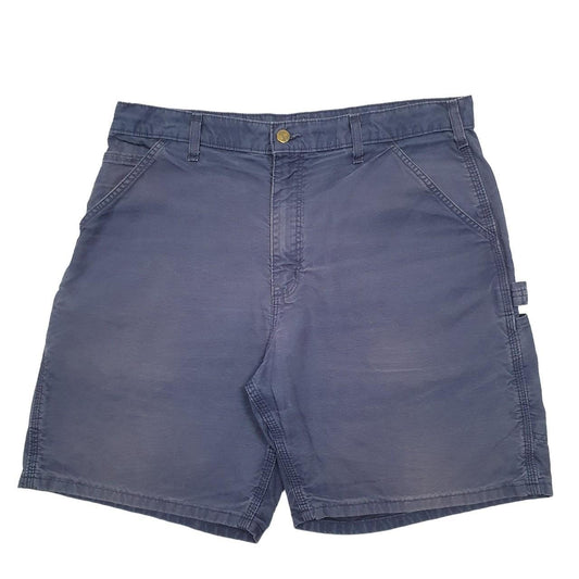 Carhartt Workwear Blue Carpenter Cotton Shorts W36