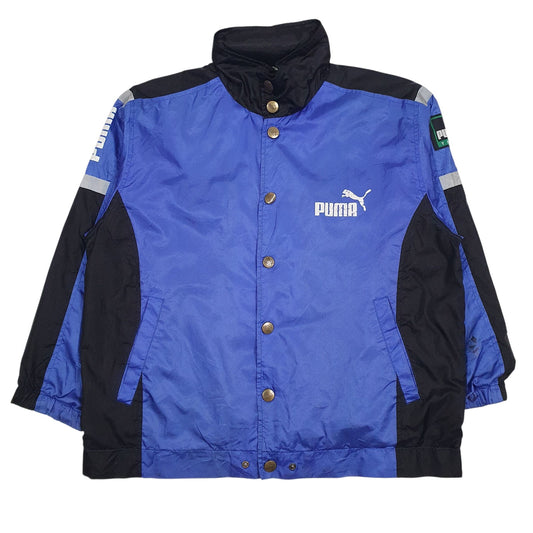 Womens Blue Puma Vintage 90s Tennis Coat