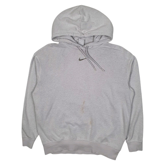 Mens Grey Nike Baggy Oversized Hoodie Jumper