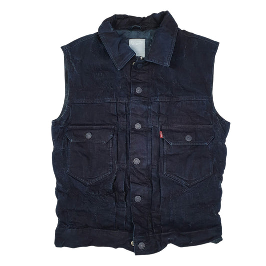 Mens Navy Levis Bodywarmer Vest Coat