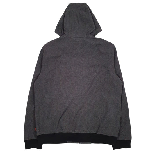 Mens Grey Levis Windbreaker Coat