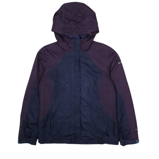 Womens Navy Columbia Sportswear Company Omni Shield Padded Crewneck Coat