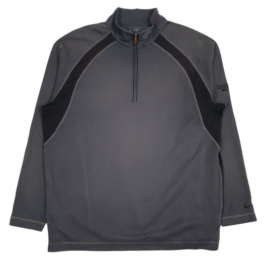 Mens Grey Nike Golf Full Zip Jumper