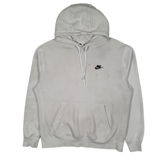 Mens White Nike Hoodie Jumper