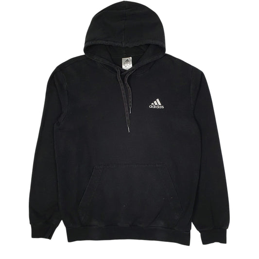 Mens Black Adidas Hoodie Jumper