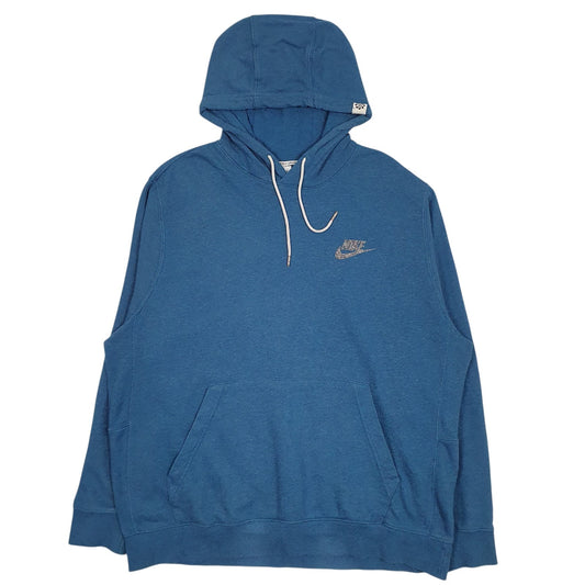 Mens Blue Nike Hoodie Jumper