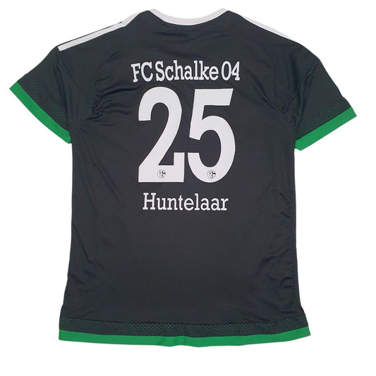 Mens Black Adidas Schalke 04 Bundesliga Climacool T Shirt
