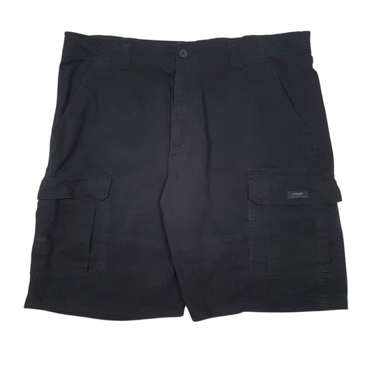 Mens Black Wrangler Cargo Shorts