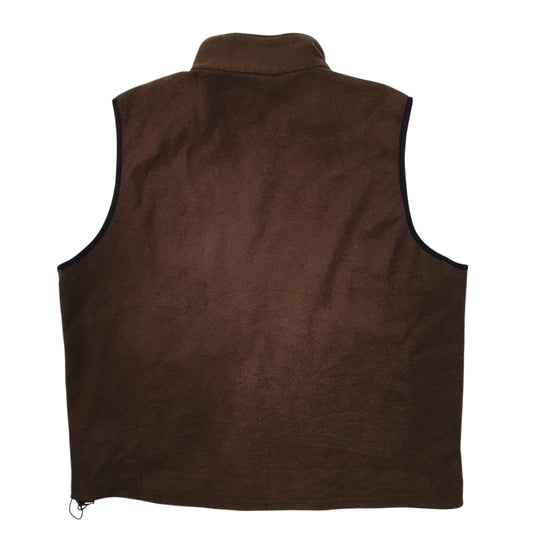 Mens Brown Woolrich Gilet Jumper