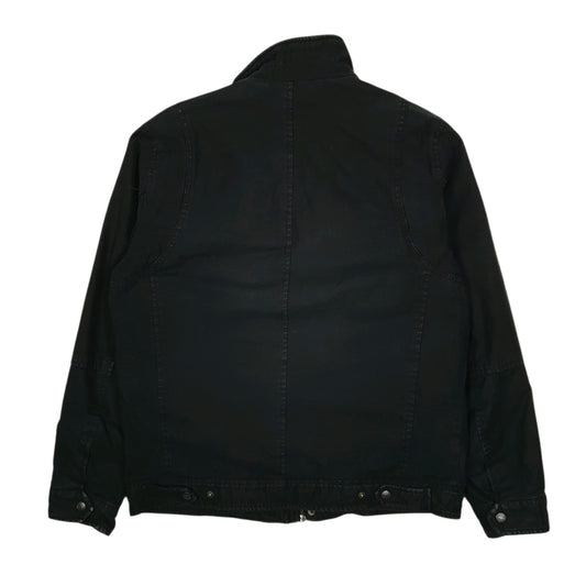 Mens Black Levis Military Bomber Chore Coat