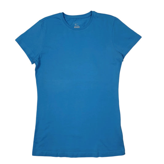 Womens Blue Nike Short Sleeve T Shirt