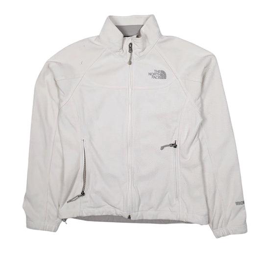 Womens White The North Face Full Zip Jumper