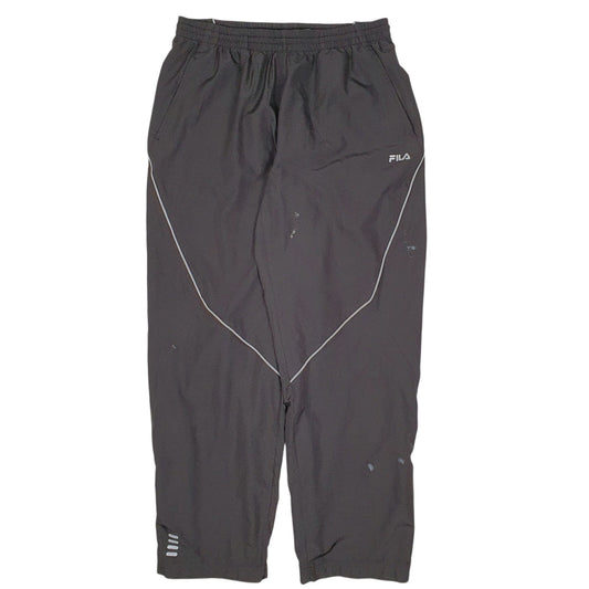 Mens Black Fila Jogger Trousers