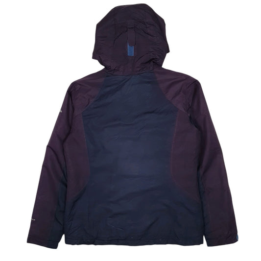 Womens Navy Columbia Sportswear Company Omni Shield Padded Crewneck Coat