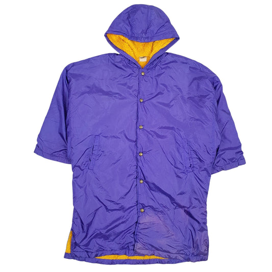 Womens Purple Puma Fleece Lined Full Zip Coat