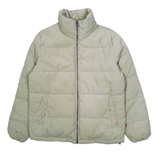 Womens Green Levis Corduroy Coat