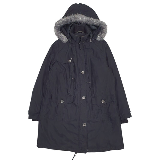 Womens Black M&S Per Una Coat