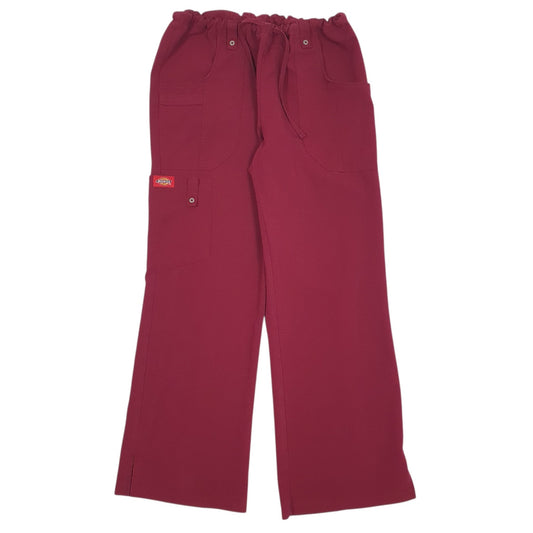 Womens Burgundy Dickies Cargo Trousers