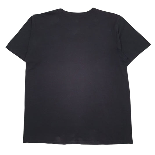 Mens Black Adidas Spellout T Shirt